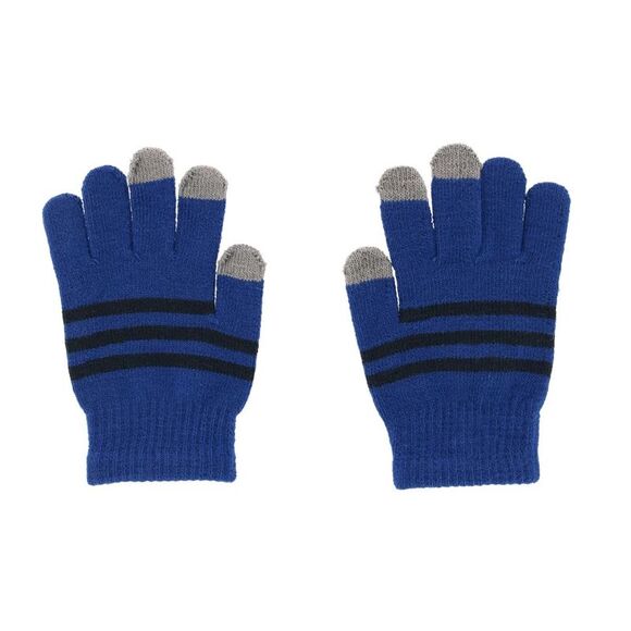 Grand Sierra Kids' One Size Striped Touchscreen Winter Glove - Picture 2 of 3